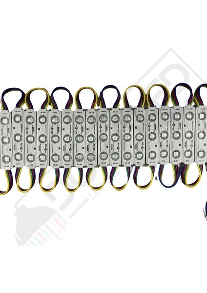 3'lü Samsung Rgb Modül Led 12 Volt 0.72 Watt -10 Adet
