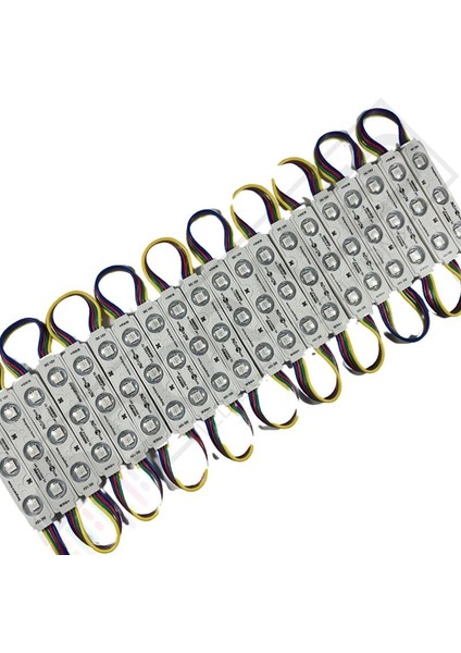 3'lü Samsung Rgb Modül Led 12 Volt 0.72 Watt -10 Adet