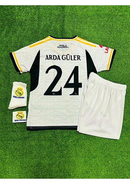 R.madridd 2023--24 Sezon A.r.d.a-Güler Iç Saha Çocuk Forması 4'lü (Armalı Set) modelleri