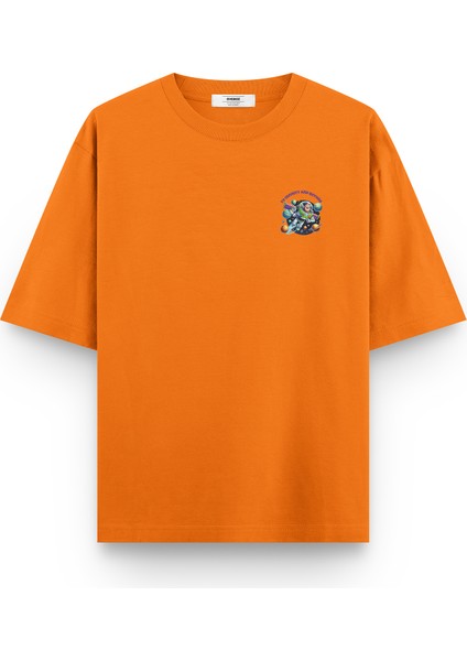 Toy Story Tişört Yarı Oversize Sırt Baskılı Turuncu Toy Story Tshirt 1391 fiyatları