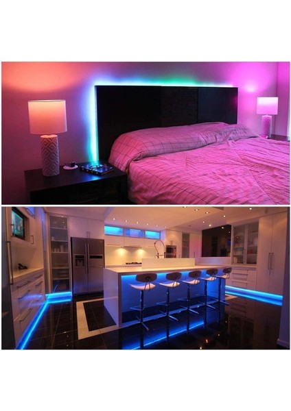 Tuya Destekli Wifi Kontrollü 6X12MM Esnek Rgb Neon Şerit LED Set 5m