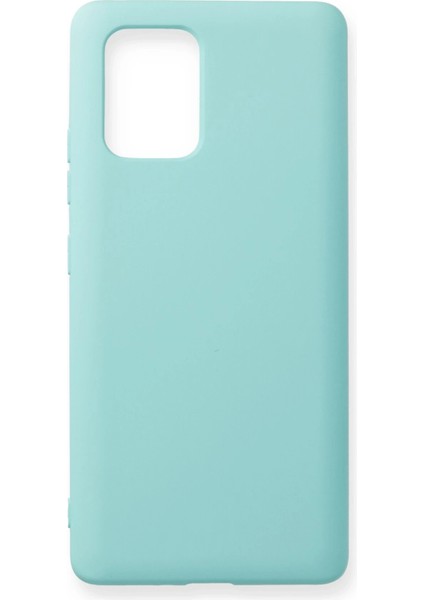 Samsung Galaxy A91 / S10 Lite Kılıf Nano Içi Kadife Silikon - Turkuaz indirimleri