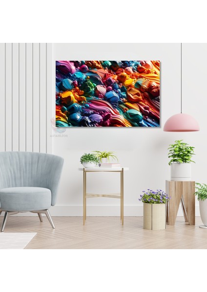 Kanvas Yatay Duvar Tablosu Kanvas Soyut Renk Sanati6 Ev Ofis Salon Modern Duvar Tablosu modelleri