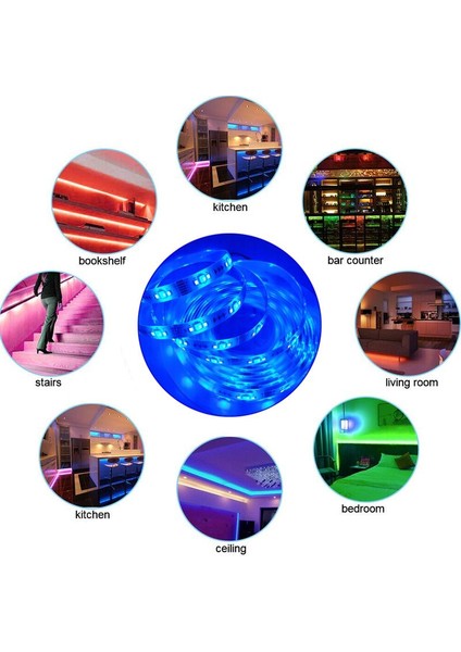 Tuya Destekli Wifi Kontrollü Rgb Şerit LED Set 10M modelleri