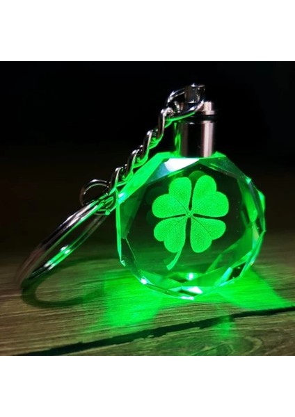 Yonca Tasarımlı Renk Değiştiren Anahtarlık