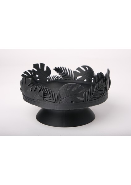 Siyah Tropikal Yaprak Deseli Takı Tepsisi Takı Kutusu Masaüstü Organizeri fiyatları