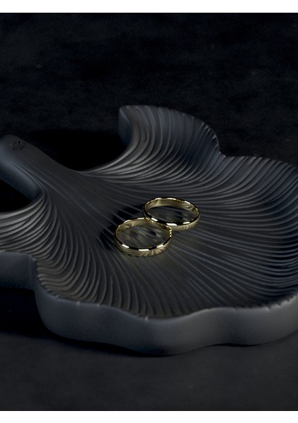 Ginkgo Yapraklı Takı Tepsisi Takı Kutusu Masaüstü Organizeri