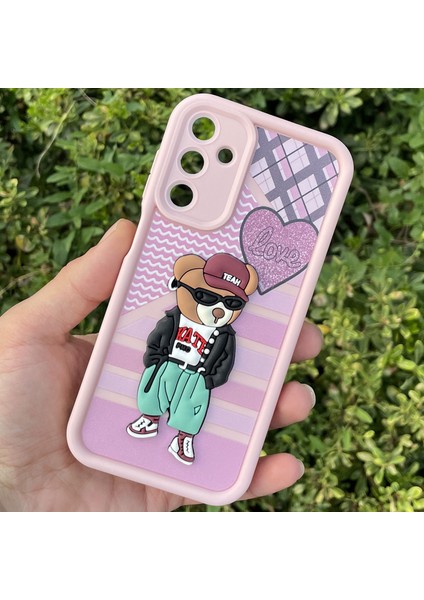 Samsung Galaxy A05S Kılıf Ayıcıklı Darbe Önleyici Silikon Kapak
