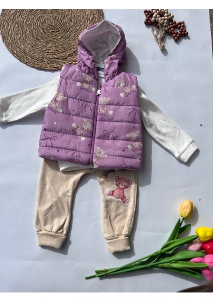 Kız Bebek Şişme Yelek Takımı