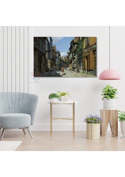 Kanvas Yatay Duvar Tablosu Kanvas Sehrin Sokaklari Ev Ofis Salon Modern Duvar Tablosu modelleri