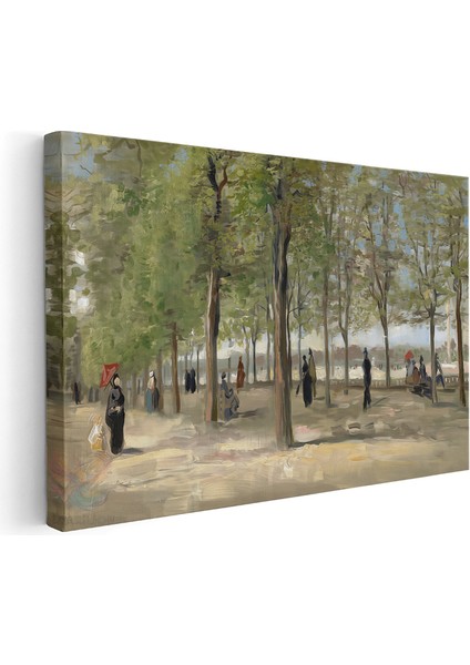 Kanvas Yatay Duvar Tablosu Kanvas Soyut Bahçe Ev Ofis Salon Modern Duvar Tablosu