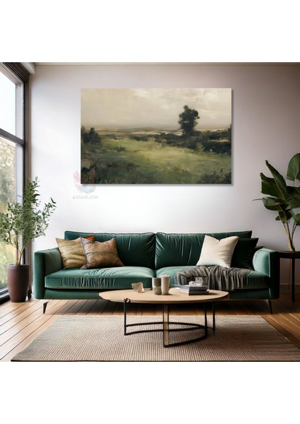Kanvas Yatay Duvar Tablosu Kanvas Vintage Kirsal Manzara Ev Ofis Salon Modern Duvar Tablosu fiyatları