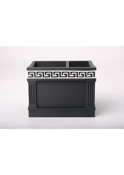 Antik Yunan Meander Menderes Desenli Kalemlik Takı Kutusu Masaüstü Organizeri fiyatları