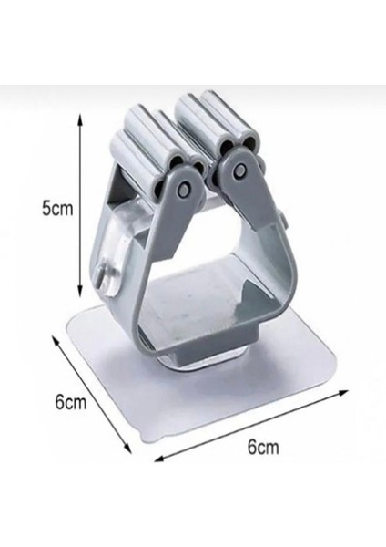 2 Adet Kendinden Yapışkanlı Duvar Tipi Sopa Mop Tutucu Mop Askısı fiyatları
