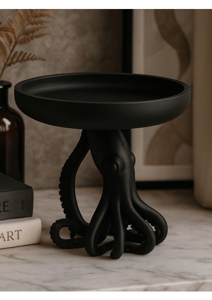 Ahtapot Kollu Tepsi Takı Kutusu Masaüstü Organizeri