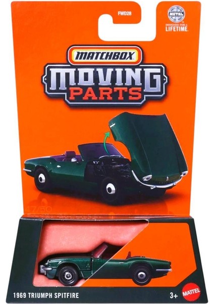 2025 1:64 Arabalar 1969 Trıumph Spıtfıre JBW99