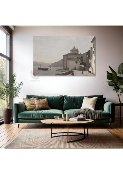 Kanvas Yatay Duvar Tablosu Kanvas Vintage Sehir Manzarasi Ev Ofis Salon Modern Duvar Tablosu fiyatları