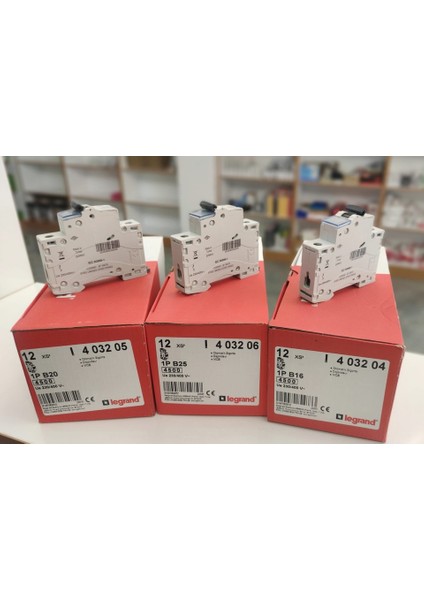 Monofaze 1X20A B Tipi Otomatik Sigorta 4,5ka 403205 fiyatları