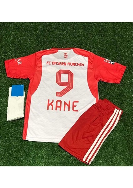 B.a.y.e.r.n M.ü.n.i.h 2023/24 Yeni Sezon Harry Kane Iç Saha Çocuk Forması 3'lü Set