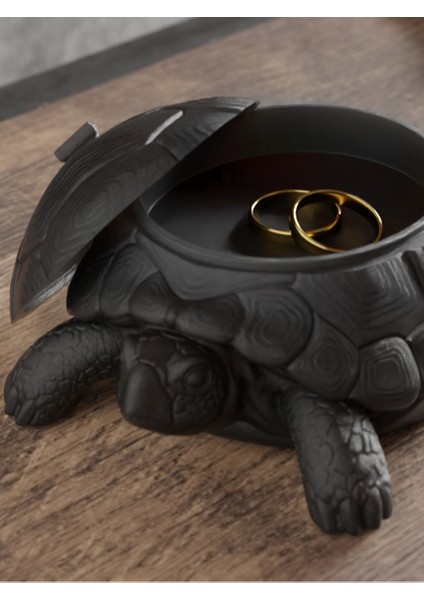 Kaplumbağa Takı Tepsisi Takı Kutusu Masaüstü Organizeri