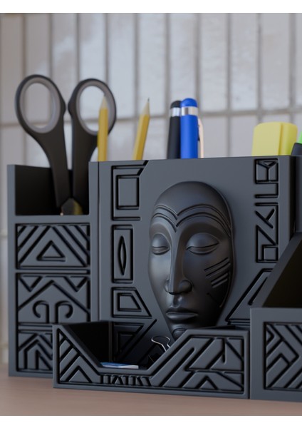 Afrika Kabilelerinden Ilham Alan Masaüstü Organizeri