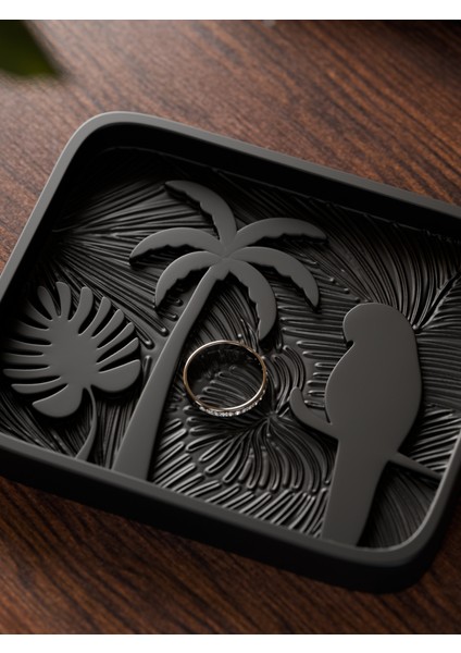 Papağan Takı Tepsisi Takı Kutusu Masaüstü Organizeri