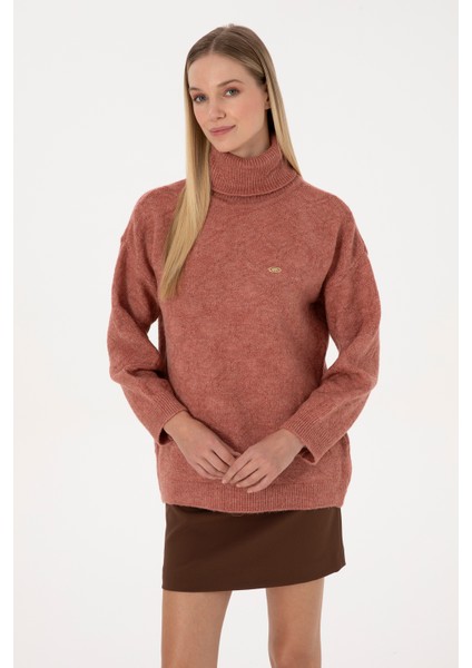 Kadın Gül Kurusu Kazak /triko 50309658-VR026