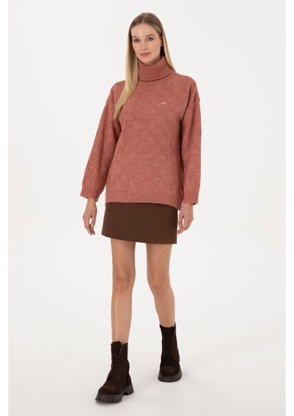 Kadın Gül Kurusu Kazak /triko 50309658-VR026 fırsatları