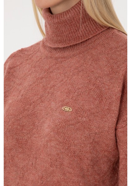 Kadın Gül Kurusu Kazak /triko 50309658-VR026