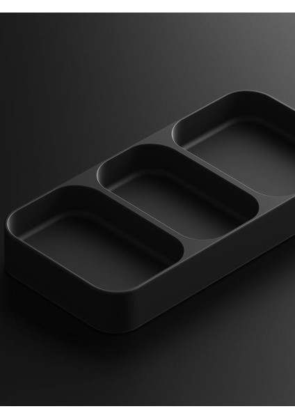 Üçlü Bölmeli Takı Tepsisi Takı Kutusu Masaüstü Organizeri