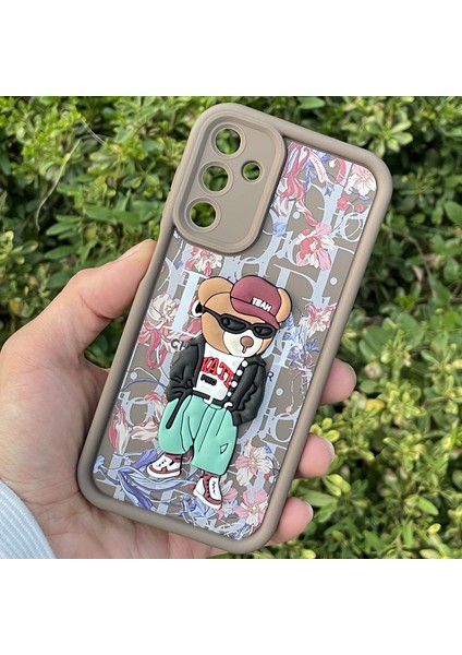 Samsung Galaxy A05S Kılıf Ayıcıklı Darbe Önleyici Silikon Kapak