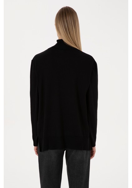 Kadın Siyah Kazak /triko 50307742-VR046 indirimleri