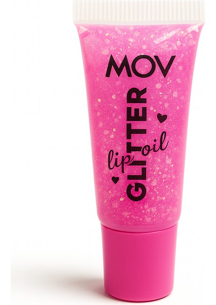 Glitter Lip Gloss No:2 Pembe – Işıltılı Pembe Dudak Parlatıcısı – Sim & Kalıcı Parlaklık – Nemlendirici Gloss