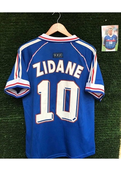 Fransa Milli Takımı 98 Dünya Kupası Zinedine Zidane Nostalji Forması