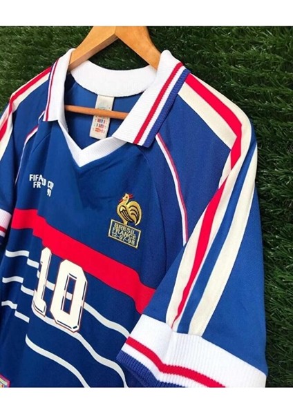 Fransa Milli Takımı 98 Dünya Kupası Zinedine Zidane Nostalji Forması modelleri