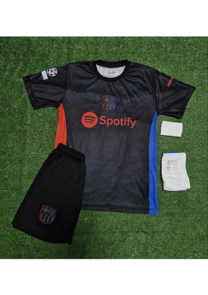 F.c B.a.r.c.e.l.o.n.a 2024/25 Yeni Sezon Lamine Yamal Deplasman Çocuk Forması (27) modelleri