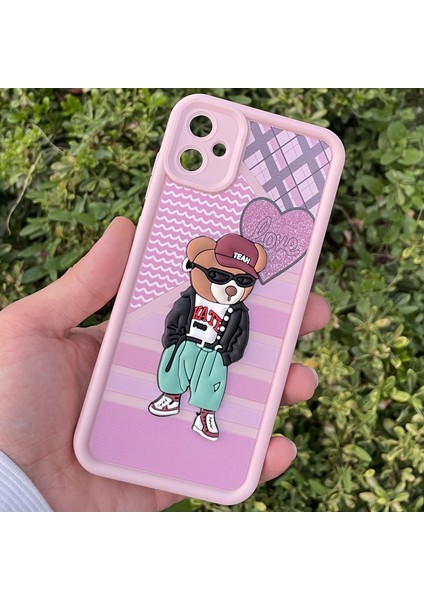 Samsung Galaxy A05 Kılıf Ayıcıklı Darbe Önleyici Silikon Kapak