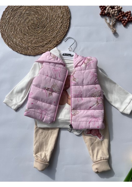 Kız Bebek Şişme Yelek Takımı