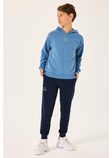 3 Iplik Kapüşonlu Eşofman TAKIMI-33244WW