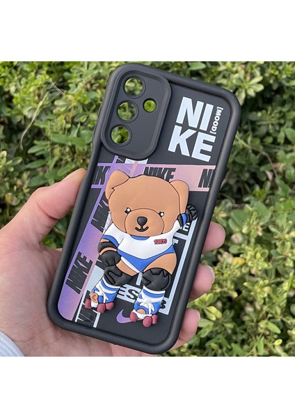 Samsung Galaxy A05S Kılıf Ayıcıklı Darbe Önleyici Silikon Kapak