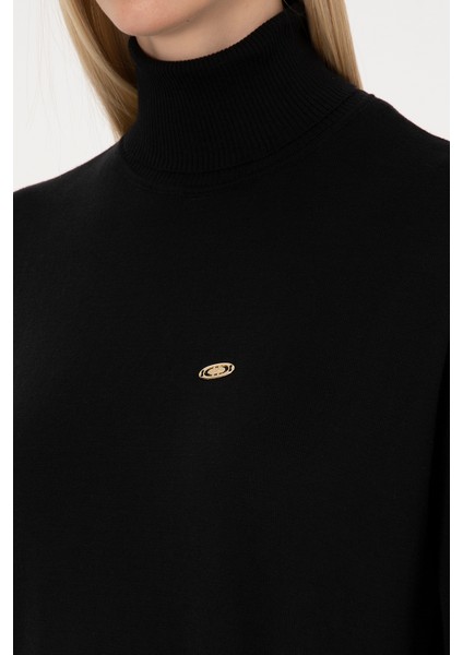 Kadın Siyah Kazak /triko 50307742-VR046