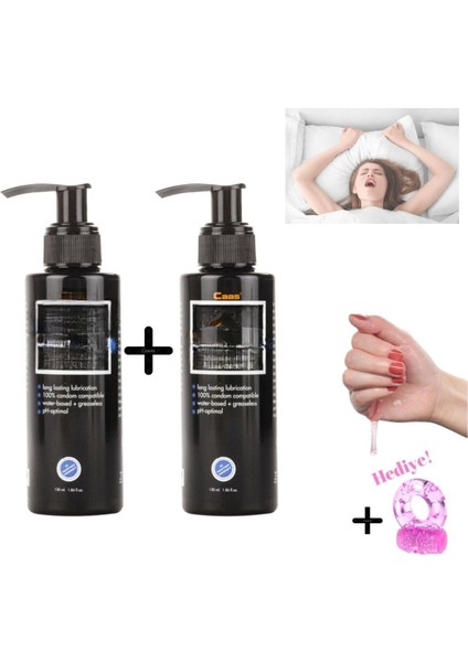 2'li - 150ML - Gecikmeye Yardımcı - Yenilebilir - Kayganlaştırıci Jel - Oral/anal/vajinal Kullanım indirimleri