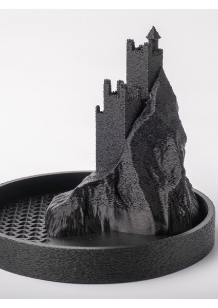 Dağdaki Kale Takı Tepsisi Takı Kutusu Masaüstü Organizeri