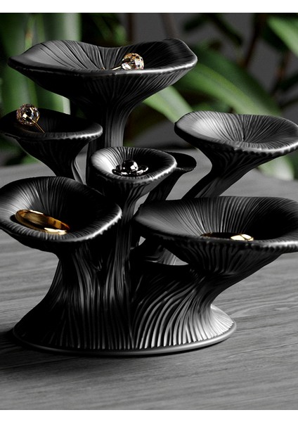 Mistik Mantar Şeklinde Takı Tepsisi Takı Kutusu Masaüstü Organizeri