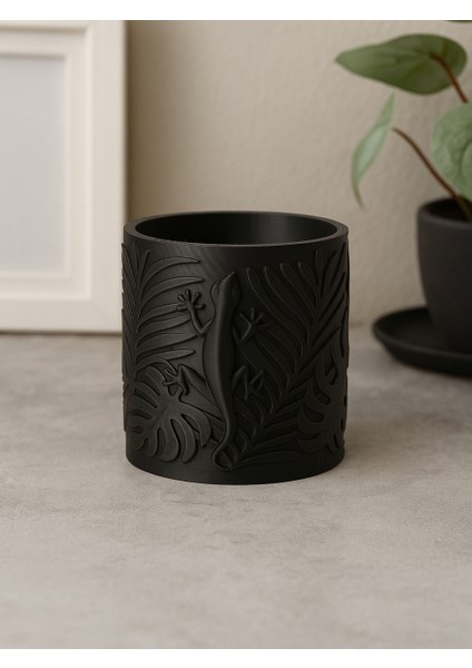 Kertekele ve Yaprak Desenli Takı Kutusu Masaüstü Organizeri