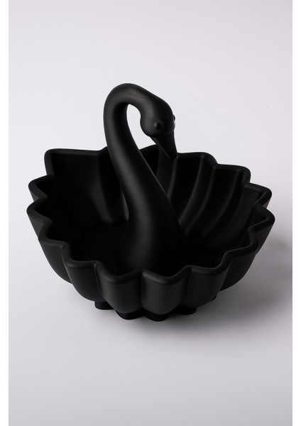 Siyah Kuğu Şeklinde Takı Kutusu Masaüstü Organizeri fiyatları