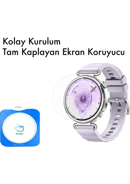 Huawei Watch Gt6 41 mm (18 Mm) ile Uyumlu Ekran Koruyucu Kolay Uygulanabilir Aparatlı Ekran Koruyucu modelleri