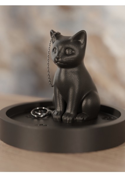 Kedili Takı Tepsisi Takı Kutusu Masaüstü Organizeri fiyatları