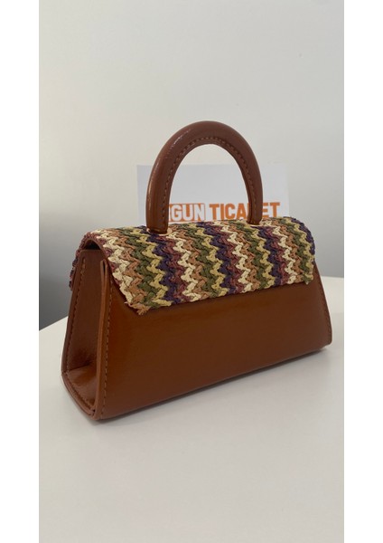 Hasır Nakışlı Kadın El ve Omuz Çantası / Çanta / Çanta fiyatları