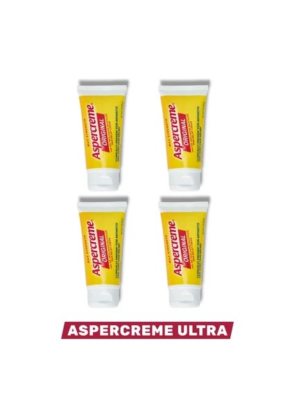 Ultra Vücut Ağrılarında Etkili Bitkisel Içerikli Masaj Kremi 50 ml x 4 Adet